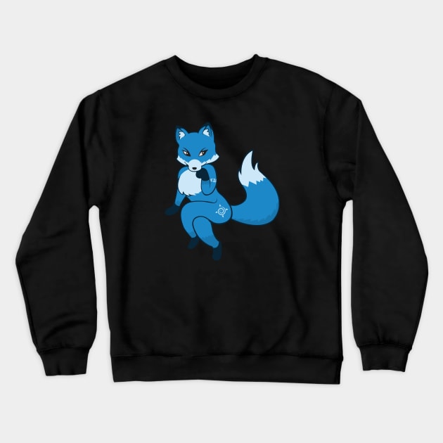 Krystal Fox Crewneck Sweatshirt by Brony Designs